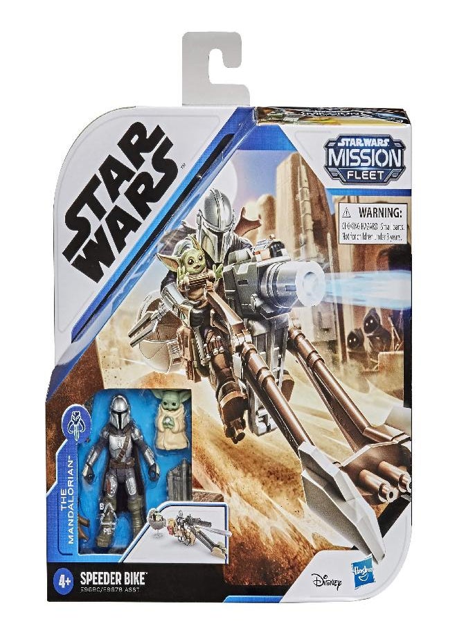STAR WARS - STAR WARS Mission Fleet Expedition Class The Mandalorian The Child Battle for The Bounty 2.5-Inch-Scale Figures and Vehicle, Kids Ages 4 and Up, Multicolored (E96805X0) - Image 1