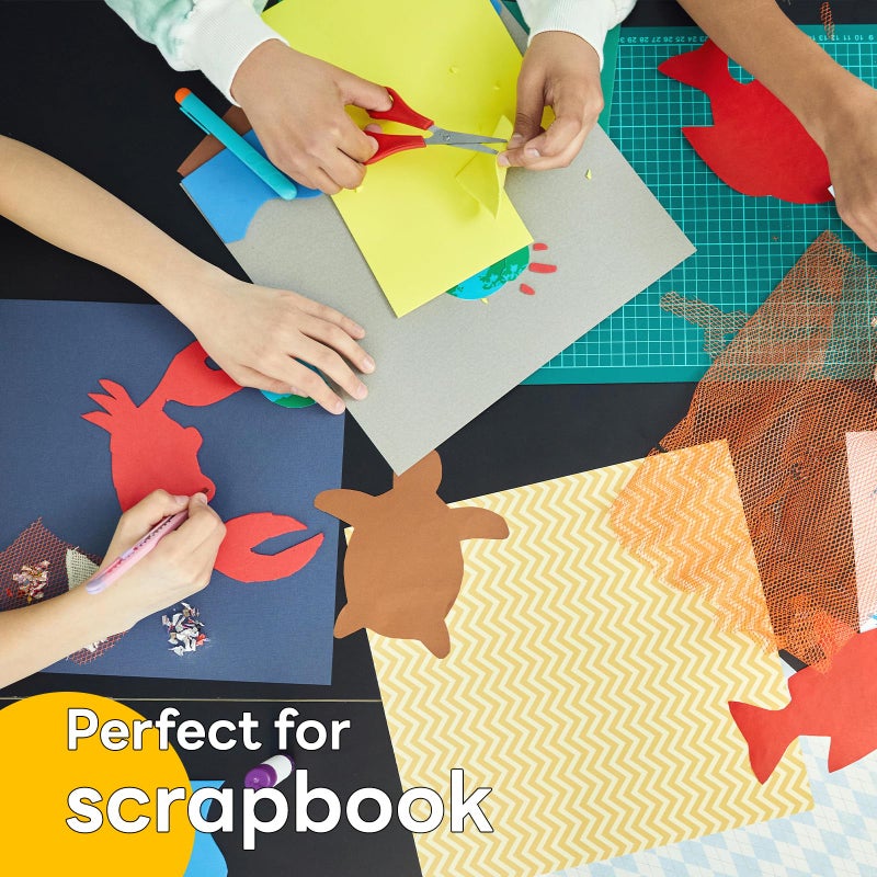Goefun Colored Card Stock 8.5 x 11 Assorted, Goefun 25 Sheets Colored Cardstock 25 Colors, 80lb Colorful Printer Paper, Multicolor Construction Paper for Crafts & Scrapbooking - Image 5