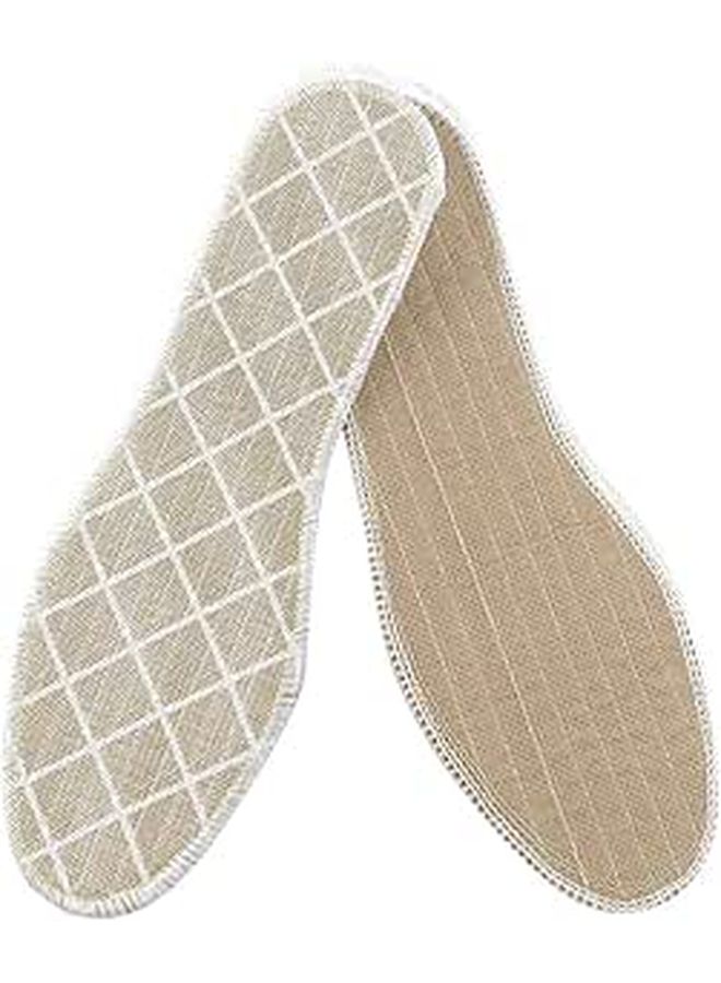 SUPVOX Bamboo Charcoal Insoles 3 Pairs Breathable Sweat Absorption Shoe Cushions Foot Care Inserts for Men Women Size 10.5 Durable Sports and Daily Use