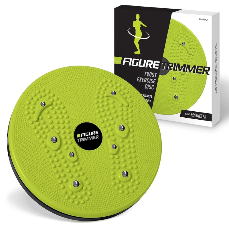 Figure Trimmer Core Abs Twister Board - Waist Sculptor Twister Board for Core & Ab Exercise - Waist Twisting Disc, Dizzy Disc Twist Board for Slimming Workout with 8 Magnets Reflexology - Image 1