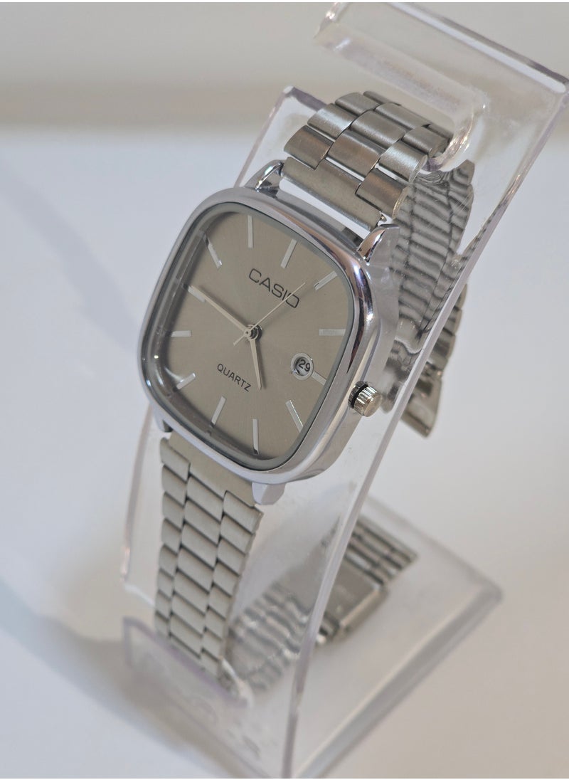 CASIO Casio Watch for Unisex LTP-E117D Analog Stainless Steel -Silver  - Image 3