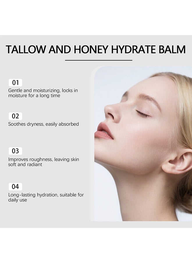 Viareline Copper Peptides GHK-Cu Beef Tallow & Honey Balm For Skin: Blue Balm With Methylene Blue, Manuka Honey & Vitamin E, Natural Face And Body Moisturizer For Mature, Dry & Sensitive Skin, 60g - Image 5