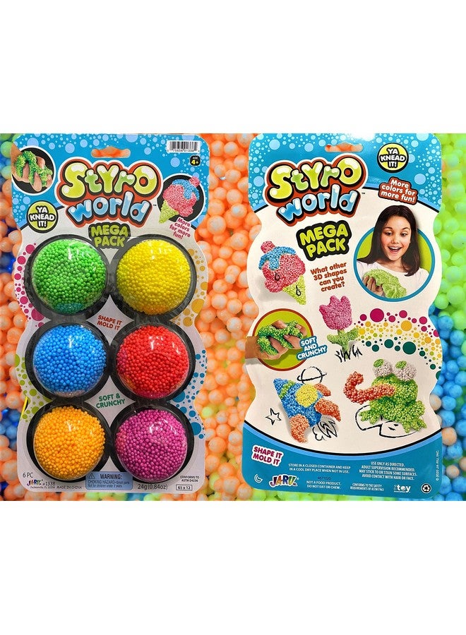 Ja-Ru JA-RU Play Styrofoam Modeling Kit, Sensory Bin, Fidget Toys, Stress Relief, Magic Clay Art Crafts, Party Favors, Preschool Toys, 4+ Years, Multiple Colors, Small, Unisex, Non-Foldable - Image 3