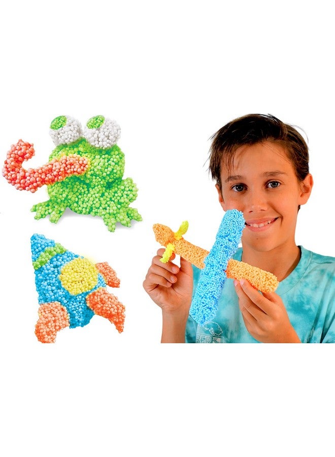Ja-Ru JA-RU Play Styrofoam Modeling Kit, Sensory Bin, Fidget Toys, Stress Relief, Magic Clay Art Crafts, Party Favors, Preschool Toys, 4+ Years, Multiple Colors, Small, Unisex, Non-Foldable - Image 4