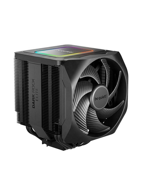Dark Rock Elite Air CPU Cooler, 2X Silent Wings 135mm PWM Fans, Speed Switch with 2 Modes, High-Performance Heat Pipes, Front Fan Rail System, Enhanced RAM Compatibility Black | BK037