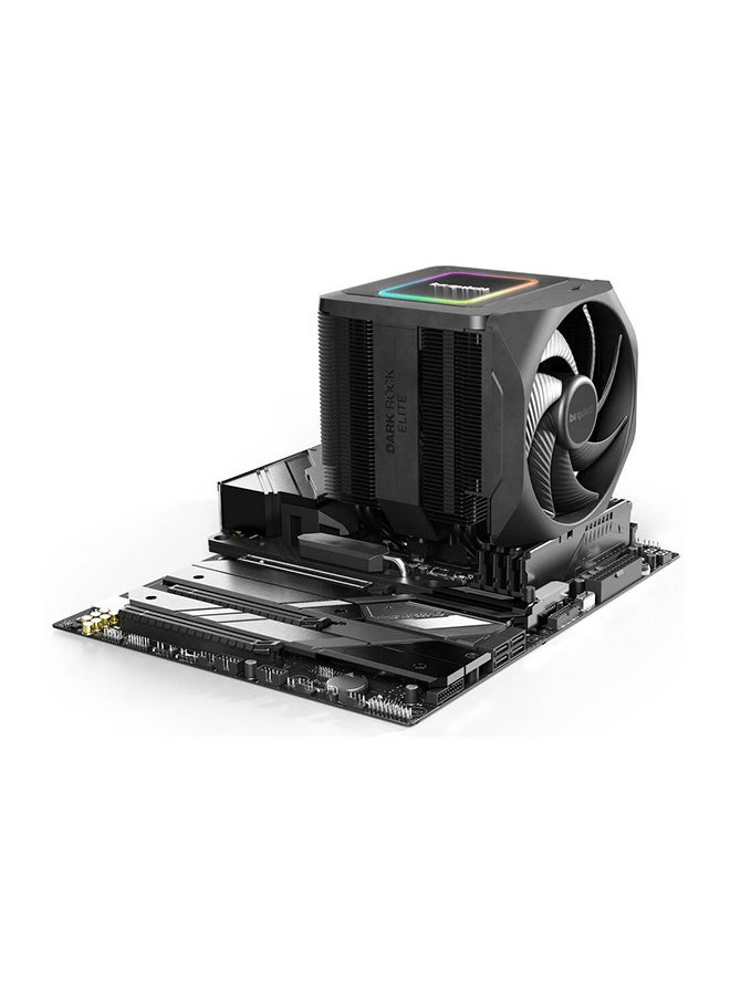 Dark Rock Elite Air CPU Cooler, 2X Silent Wings 135mm PWM Fans, Speed Switch with 2 Modes, High-Performance Heat Pipes, Front Fan Rail System, Enhanced RAM Compatibility Black | BK037