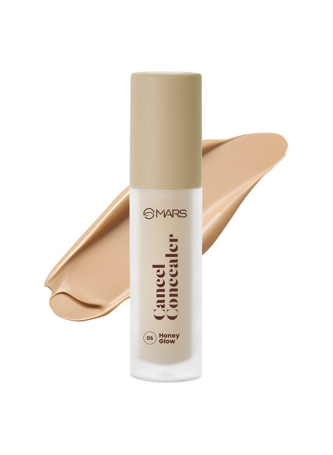 Mars MARS Liquid SPF50 PA++++ Cancel Concealer with Radiant Natural Finish (6.0 ml) (06-HONEY GLOW) | Lightweight | Medium to High Coverage | Long-Lasting & Multi-Purpose | Crease Resistant (Pack of 1) - Image 1