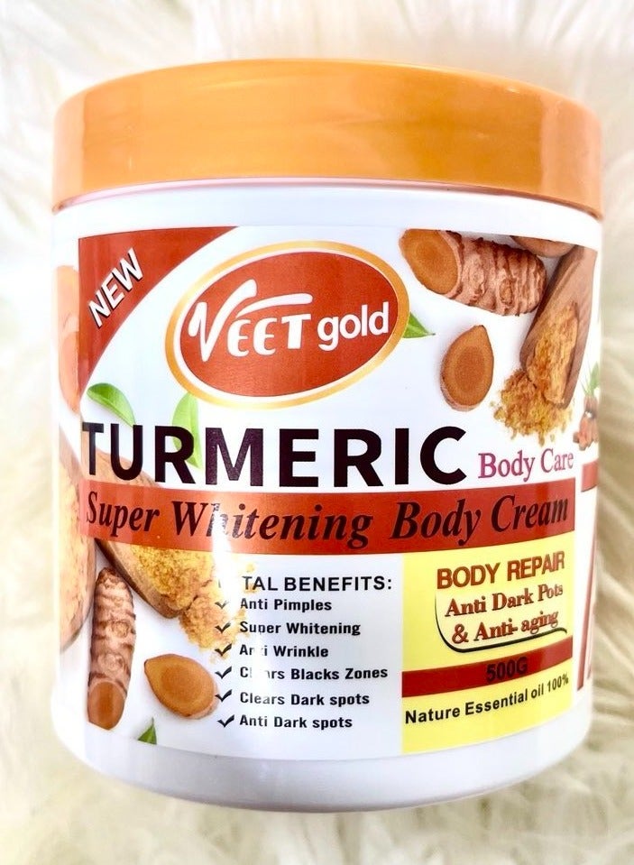 Veet gold Turmeric Super Whitening Body Cream 500 g - Image 2
