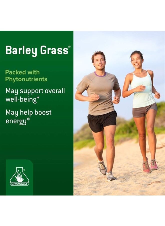 GRAMINEX - Barley Grass Tablets - Energy Boosting Greens Nutritional Supplement - Antioxidant-Rich Superfood with Multivitamin, Minerals, Amino Acids - 240 Tablets - Image 1