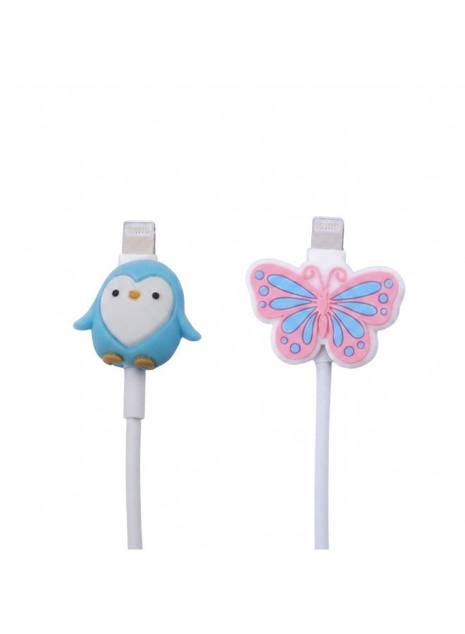"Add a touch of beauty and fun to your charging cable with this 3D cable case - Product contains 2 pieces. " - Image 3