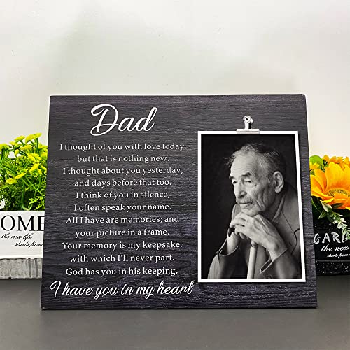 ZENNLAB Memorial Picture Frame, 7.87x9.8 inches, Black, for Dad, Love Theme, Unisex Adult - Image 4