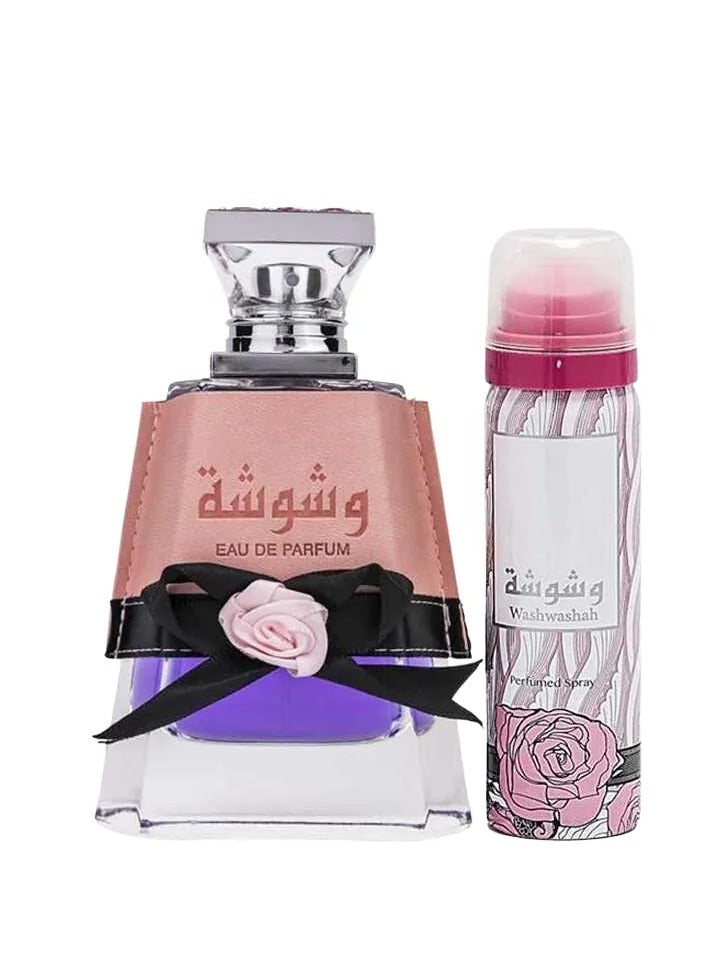 لطافة عطر وشوشة أو دو برفوم + بخاخ للنساء من لطافة - ١٠٠ مل - Image 4
