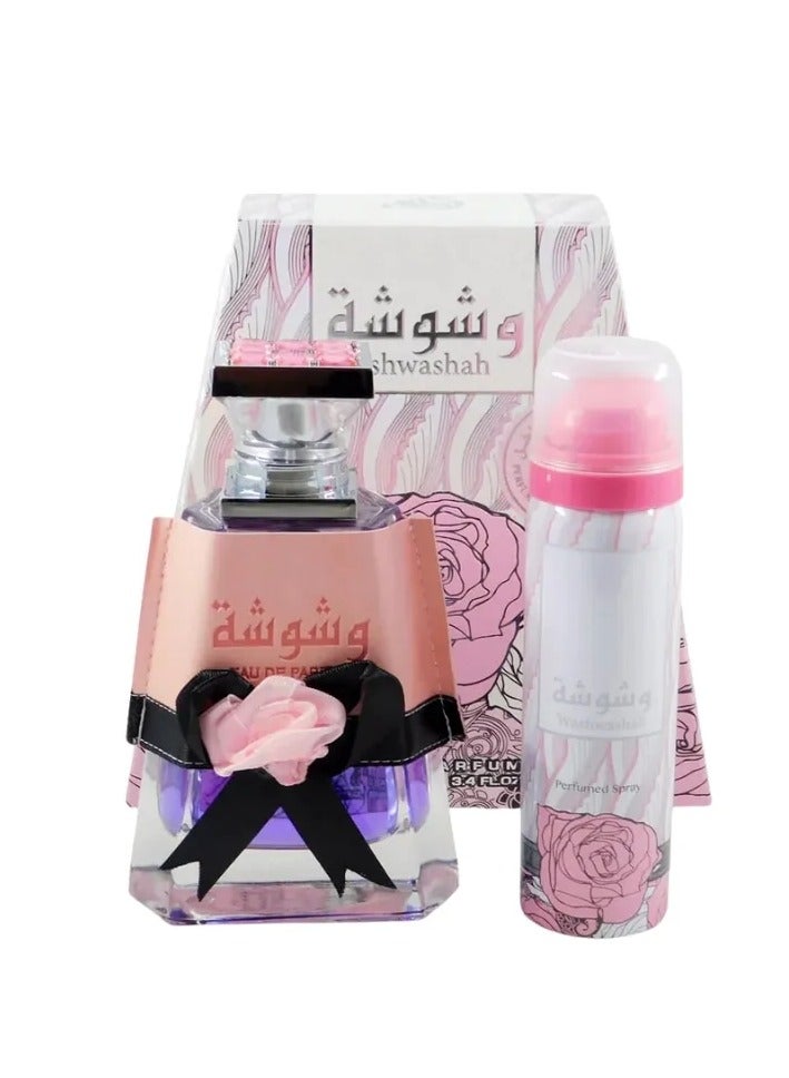 لطافة عطر وشوشة أو دو برفوم + بخاخ للنساء من لطافة - ١٠٠ مل - Image 1
