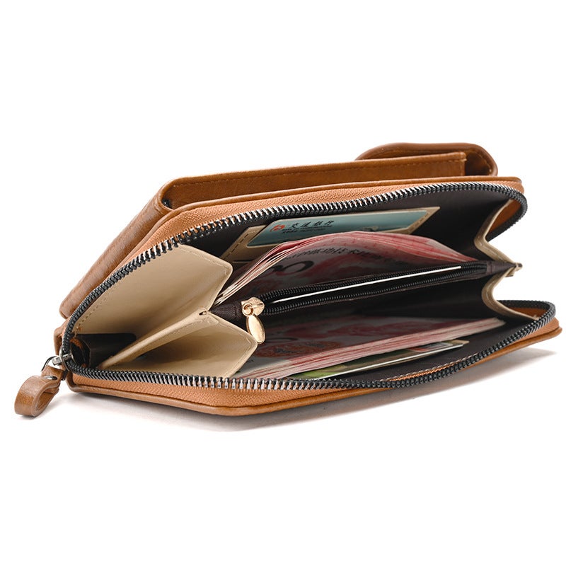 Women's PU Crossbody Phone Bag with Card Slots - Image 5