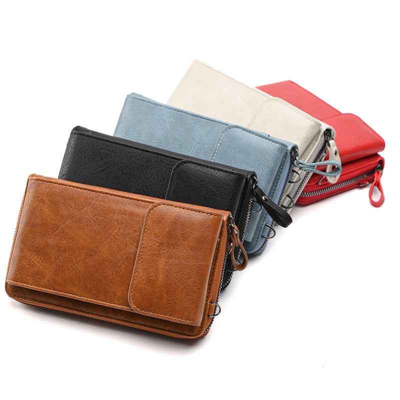 Women's PU Crossbody Phone Bag with Card Slots - Image 2