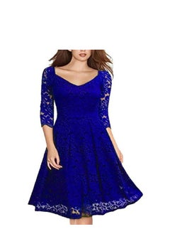 Lace dress with lining