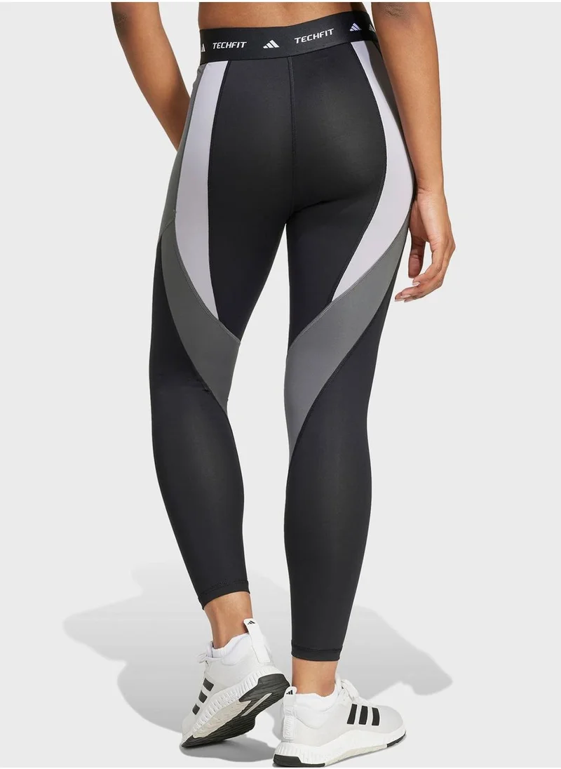 Adidas Techfit 7/8 Colorblock Leggings