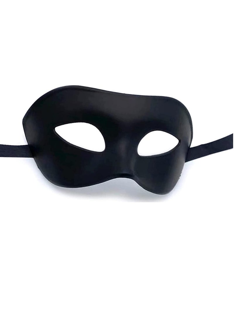 Classic Vintage Venetian Masquerade Mask for Men - Lightweight  Accessory for Costume Parties, Mardi Gras, and Superhero Themes - Image 1