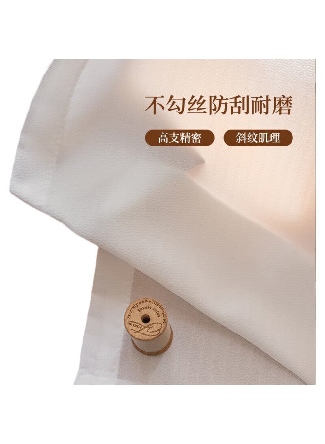 Mingju Phantom Sheer Curtain, Light-Transmitting But Not Transparent, Living Room Balcony Hanging Hook White Window Screen 2.5M Wide * 2.4M High 1 Piece - Image 3