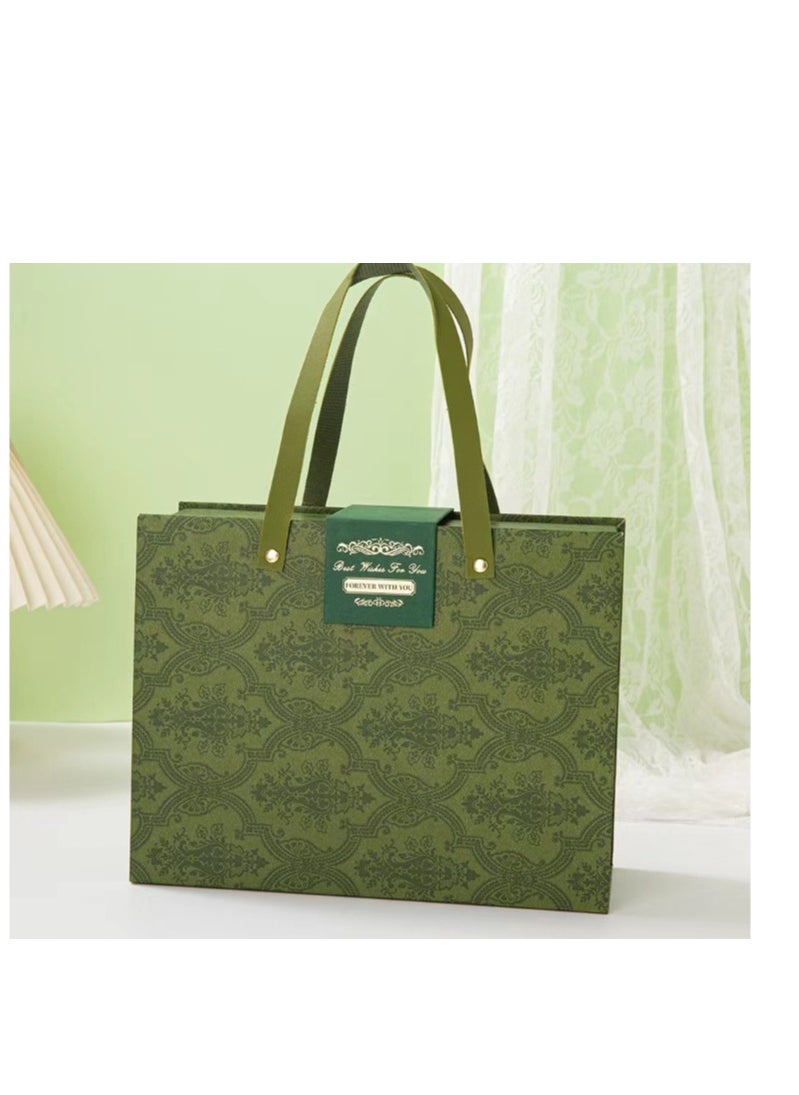 OASIS-TH Portable Gift Box, Folding Gift Boxes for Presents With Lid, Luxry Gift Box Size 27X20X10CM  - Image 1