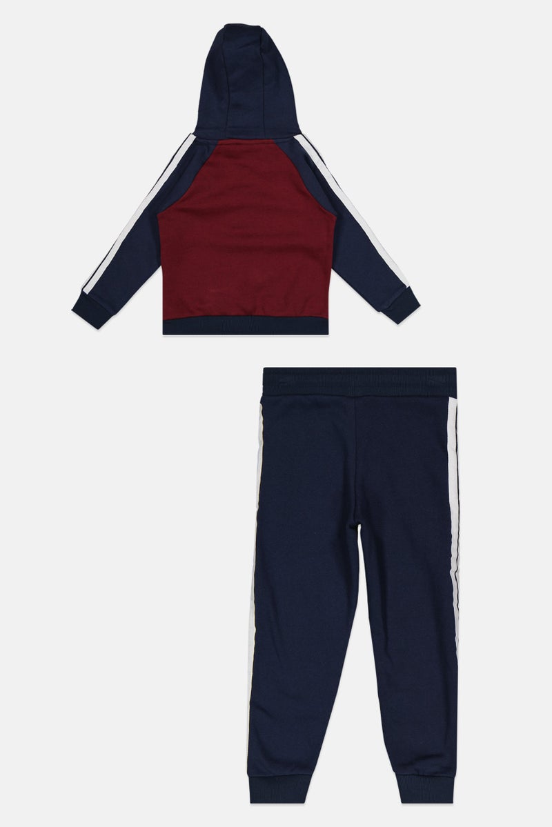 Ellesse Toddlers Boy 2 Pieces Brand Logo Hoodie And Sweatpants Set, Navy  - Image 2