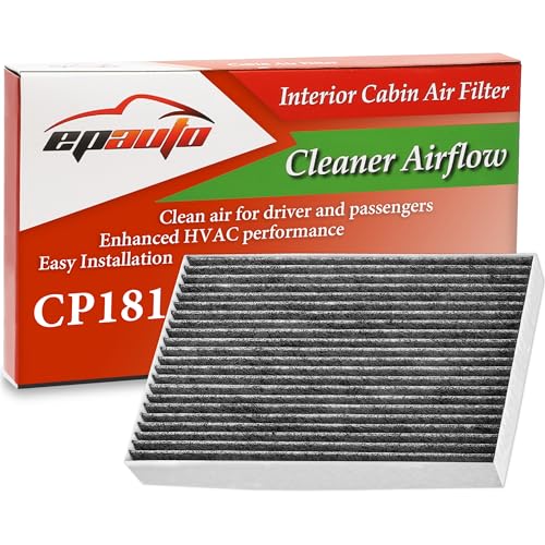 EPAuto CP181 (CF11181) Cabin Air Filter with Activated Carbon, Replacement for Cadillac XLR (2004-2009), Chevrolet Corvette (2005-2019) - Image 1