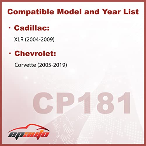 EPAuto CP181 (CF11181) Cabin Air Filter with Activated Carbon, Replacement for Cadillac XLR (2004-2009), Chevrolet Corvette (2005-2019) - Image 2