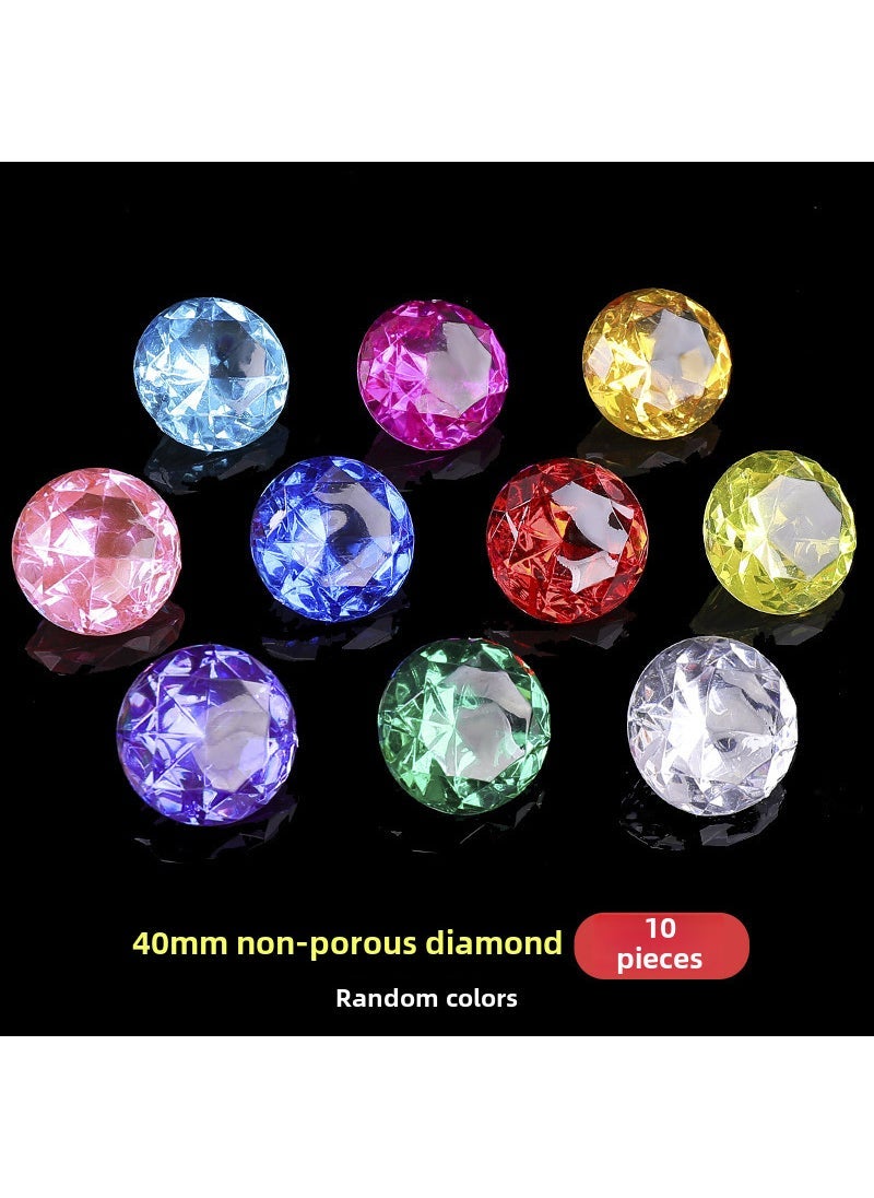 Kids Gemstone Toy Princess Castle Treasure 10 40mm diamonds (bags) 