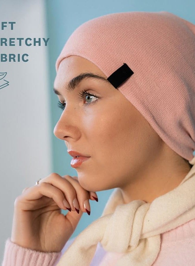 Revony Chemo Beanie Cap - Soft and Skin Friendly - 100% Cotton, Army Green, One size - Image 3