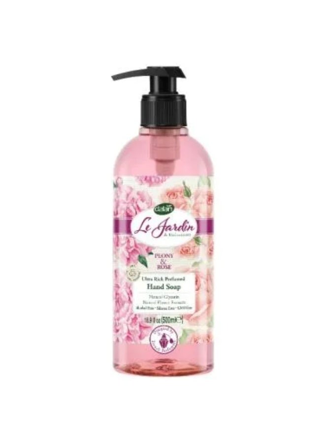 صابون اليدين لي جاردن برائحة الفاانيا والورود  – 500 مل