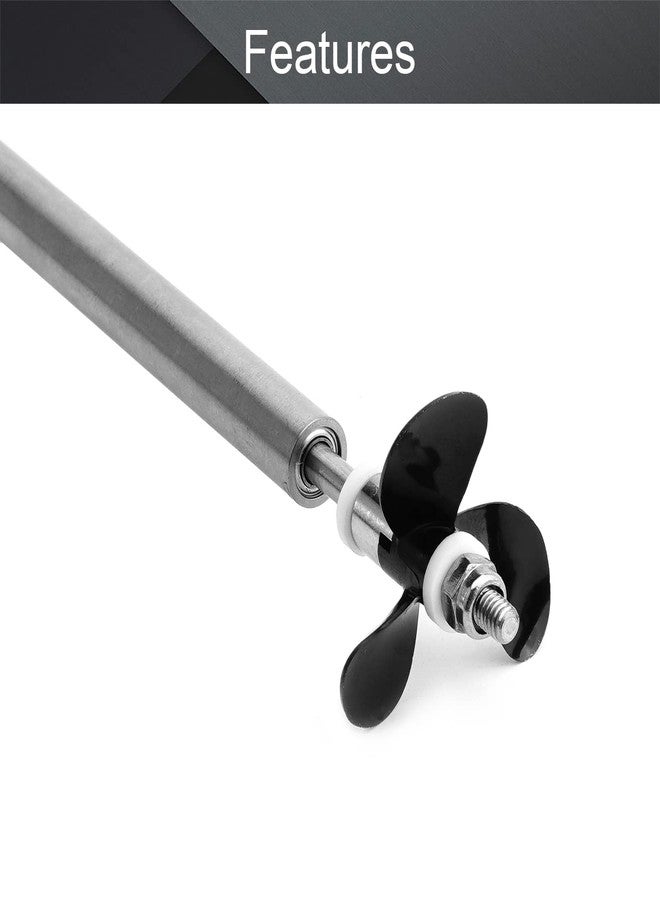 Fielect عمود القيادة Fielect مع المروحة والوصلات العالمية لقارب RC، عمود بطول 300 مم، غلاف بطول 250 مم، مروحة بقطر 36 مم، مناسب لعمود محرك بقطر 4 مم - Image 5