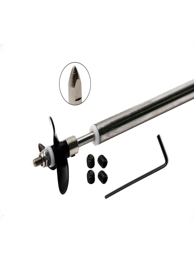 Fielect عمود القيادة Fielect مع المروحة والوصلات العالمية لقارب RC، عمود بطول 300 مم، غلاف بطول 250 مم، مروحة بقطر 36 مم، مناسب لعمود محرك بقطر 4 مم - Image 4