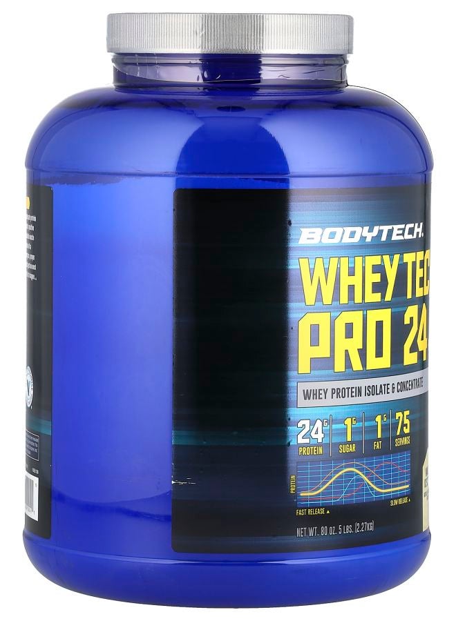 BODYTECH Whey Tech Pro 24 Vanilla Ice Cream  5 lbs (2.27 kg) - Image 2