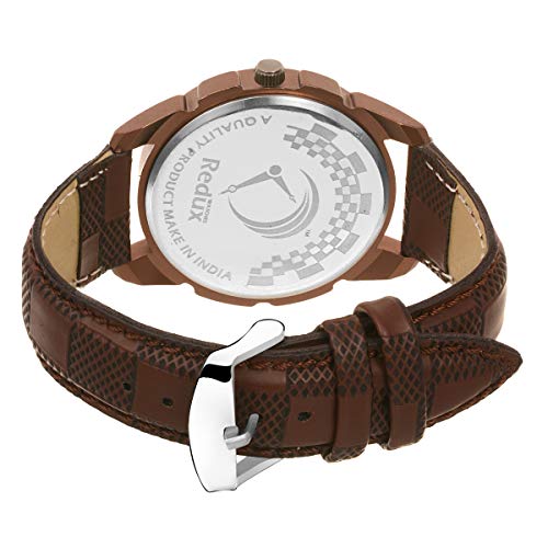 REDUX Analog Boy's & Men's Watch (Brown Dial Colored Strap) - Image 3