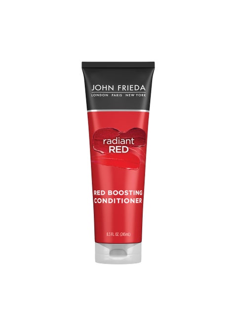 John Frieda Radiant Red, Red Boosting Conditioner, Hydrates and Enhances Red Tones with Pomegranate Extract and Vitamin E for Natural or Color-Treated Red Hair, 8.3 Oz