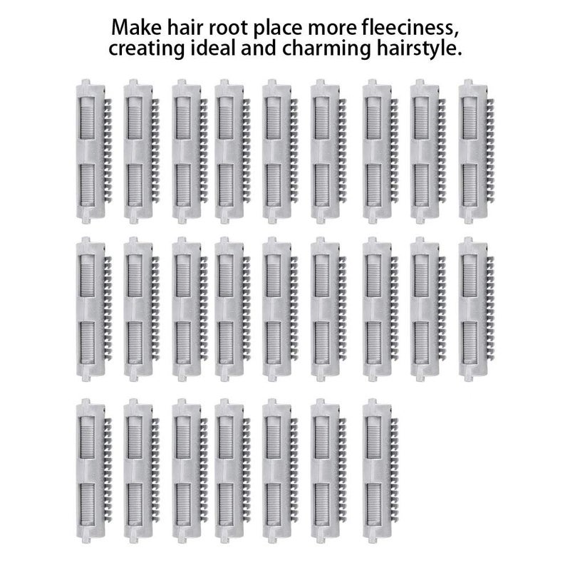 klarako 25pcs Perm Rods, Rods for Short Hair Large Home Warm and Gentle Rubber Curlers Small Rollers Rod Clips Roller Styling Tool Cold Clip Handles Hairdressing Bang Bars Salon Barber - Image 3