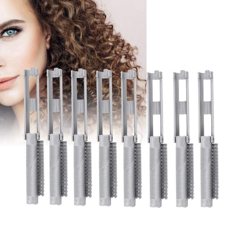 klarako 25pcs Perm Rods, Rods for Short Hair Large Home Warm and Gentle Rubber Curlers Small Rollers Rod Clips Roller Styling Tool Cold Clip Handles Hairdressing Bang Bars Salon Barber - Image 5