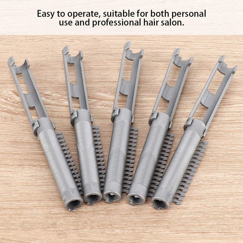 klarako 25pcs Perm Rods, Rods for Short Hair Large Home Warm and Gentle Rubber Curlers Small Rollers Rod Clips Roller Styling Tool Cold Clip Handles Hairdressing Bang Bars Salon Barber - Image 4
