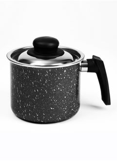 LAZORD Granite Milk Pot Size 14 Black  - Image 1