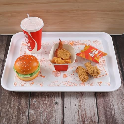 PAUL SONS Hospitality Modern White Acrylic Rectangular Serving Tray (12"x10", 1, Count) - Image 3