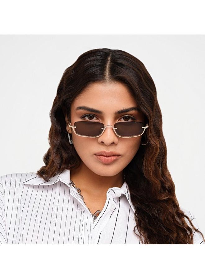 BlackOut INTRIGUE Rectangle Sunglasses - Image 3