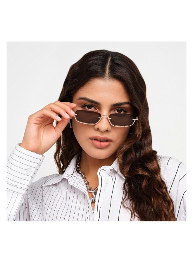 BlackOut INTRIGUE Rectangle Sunglasses - Image 4