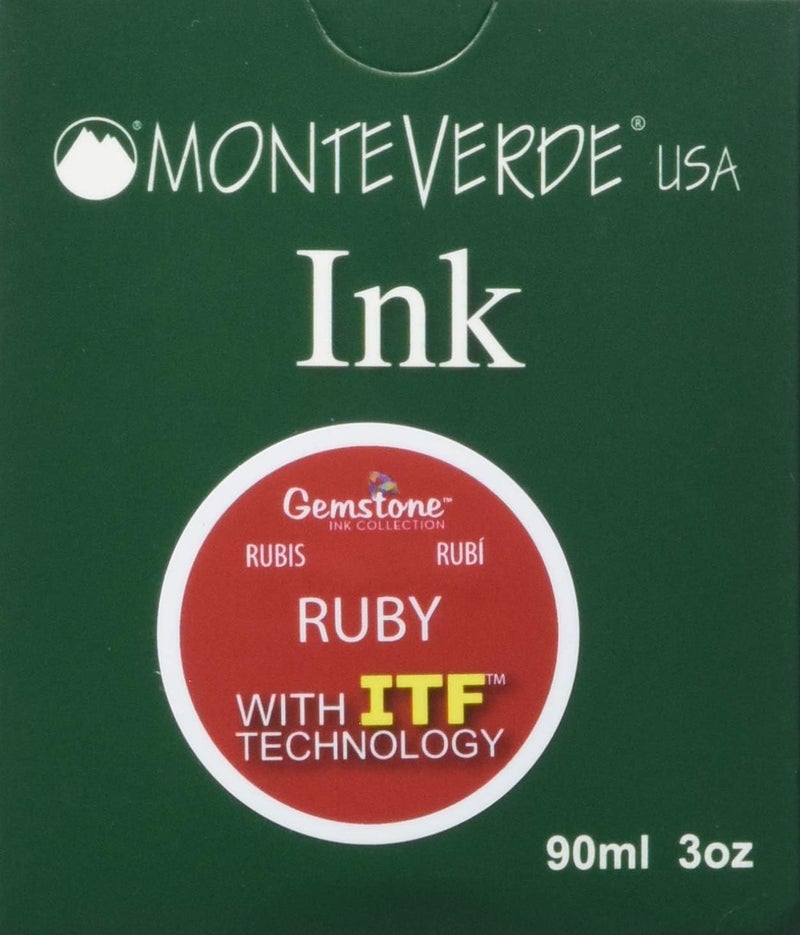 Monteverde Bottle Ink, 90ml, Onyx (G308OX) - Image 2
