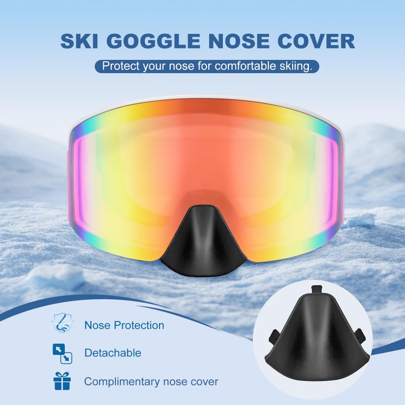 Exp Vision Ski/Snowboard Goggles  Magnetic Lens Snow Goggles With Anti-Fog & Uv400 Protection For Men & Women - Image 5