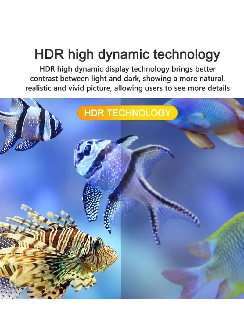 ELTRAZONE Mini Portable Projector, 1080P Full HD Video Projector Built in HIFI Speaker Compatible with HDMI, USB, Audio, TF Card, AV and Remote Control, Home Theater Movie Projector Compatible with iOS/Android - Image 4