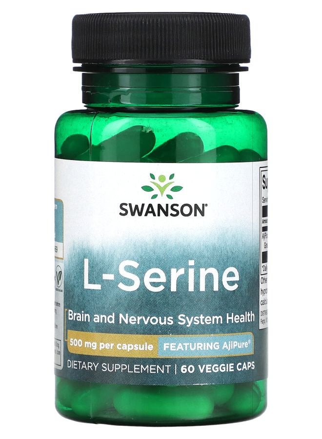 SWANSON LSerine 500 mg 60 Veggie Caps