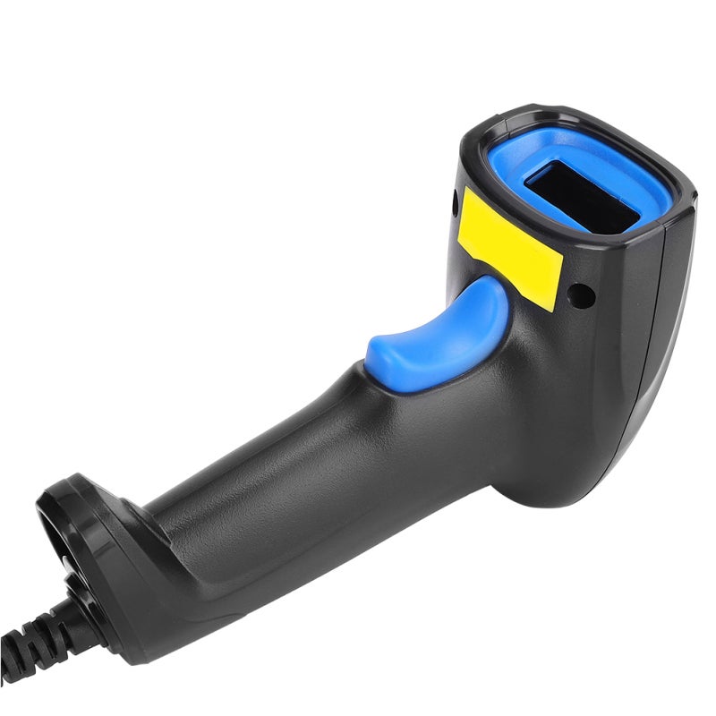 1D Code Scanner: Ergonomic Design Laser Scanner - IP54 Protection Anti-fall Wear-resistant Wired Barcode Reader With 32-bit High-speed Processor For Warehouse Retail Inventory Management - Image 5