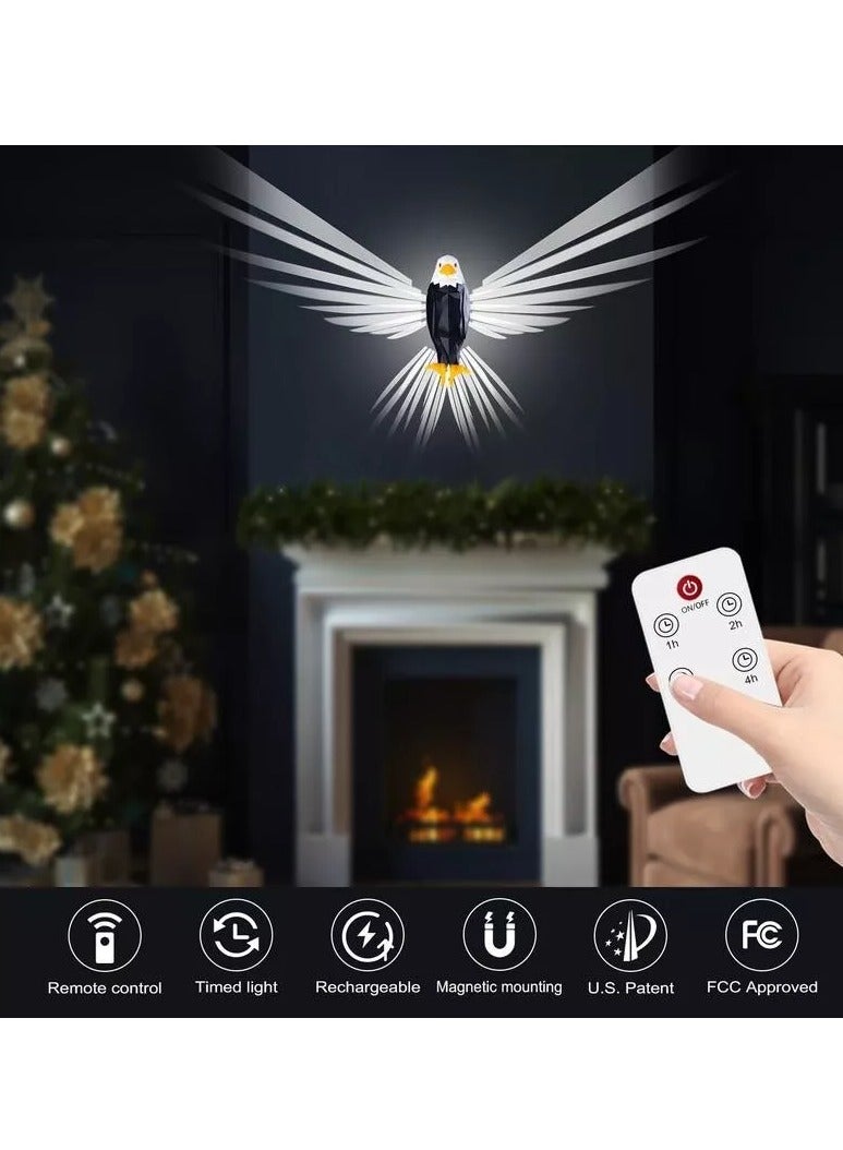 Eagle Wall Light  American Eagle Night Light with Remote Control - Image 5