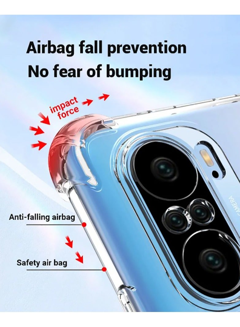 Case for Infinix Hot 50 Pro Plus 4G, Soft Back Cover Shockproof Silicone Bumper Anti-Yellowing Full-Body Protective Case - Image 3