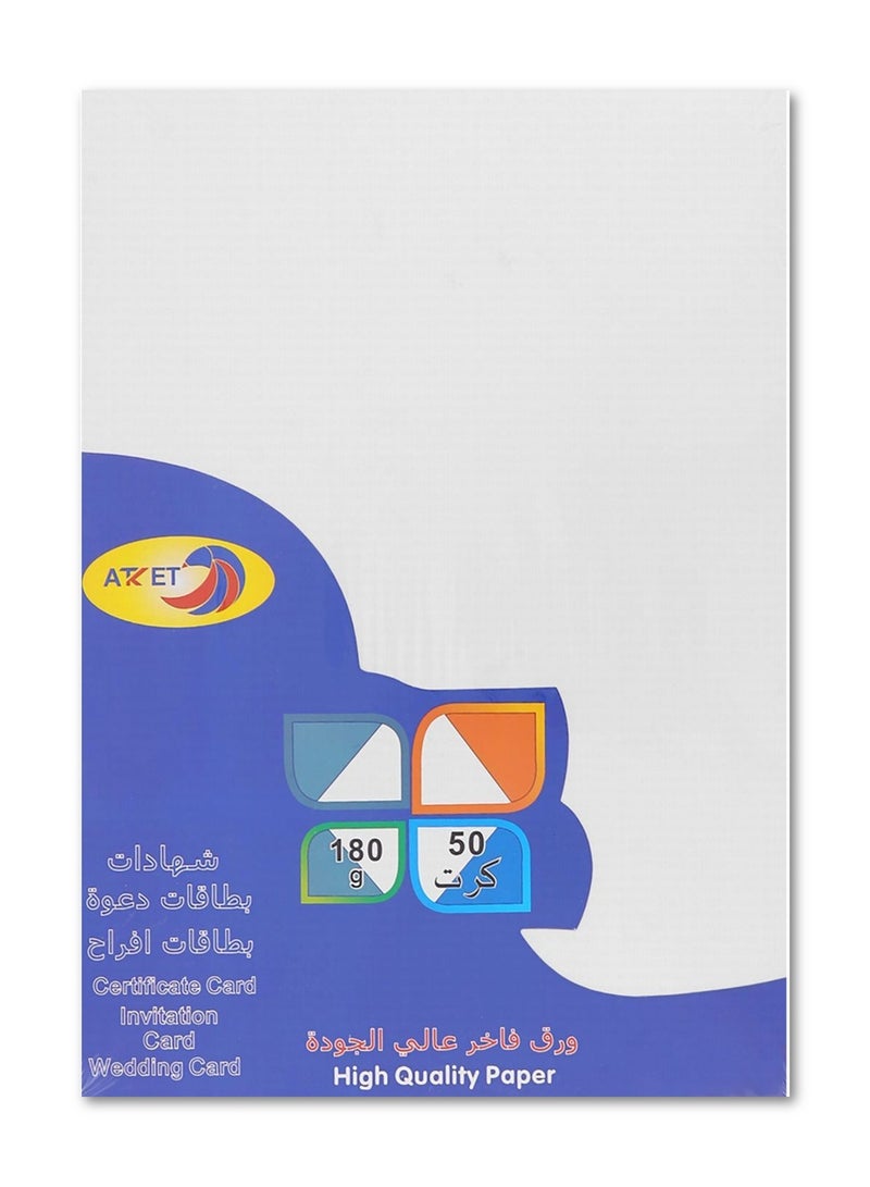 ATKET 50-Piece High Quality Certificate Printing Paper - Image 1